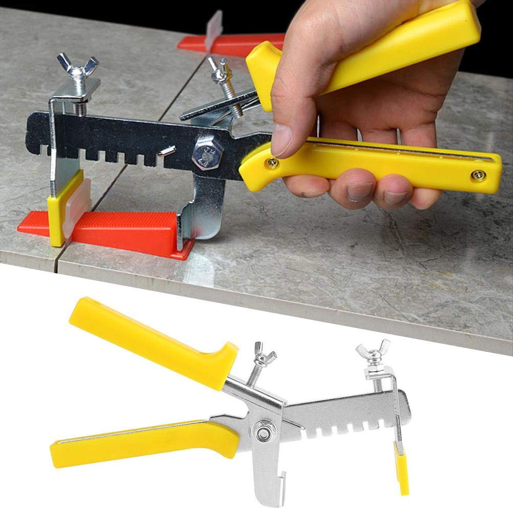 Sistema di livellamento per piastrelle in plastica per pareti a pavimento Strumenti 600 x clip + 200 x cunei + 1 x pinze