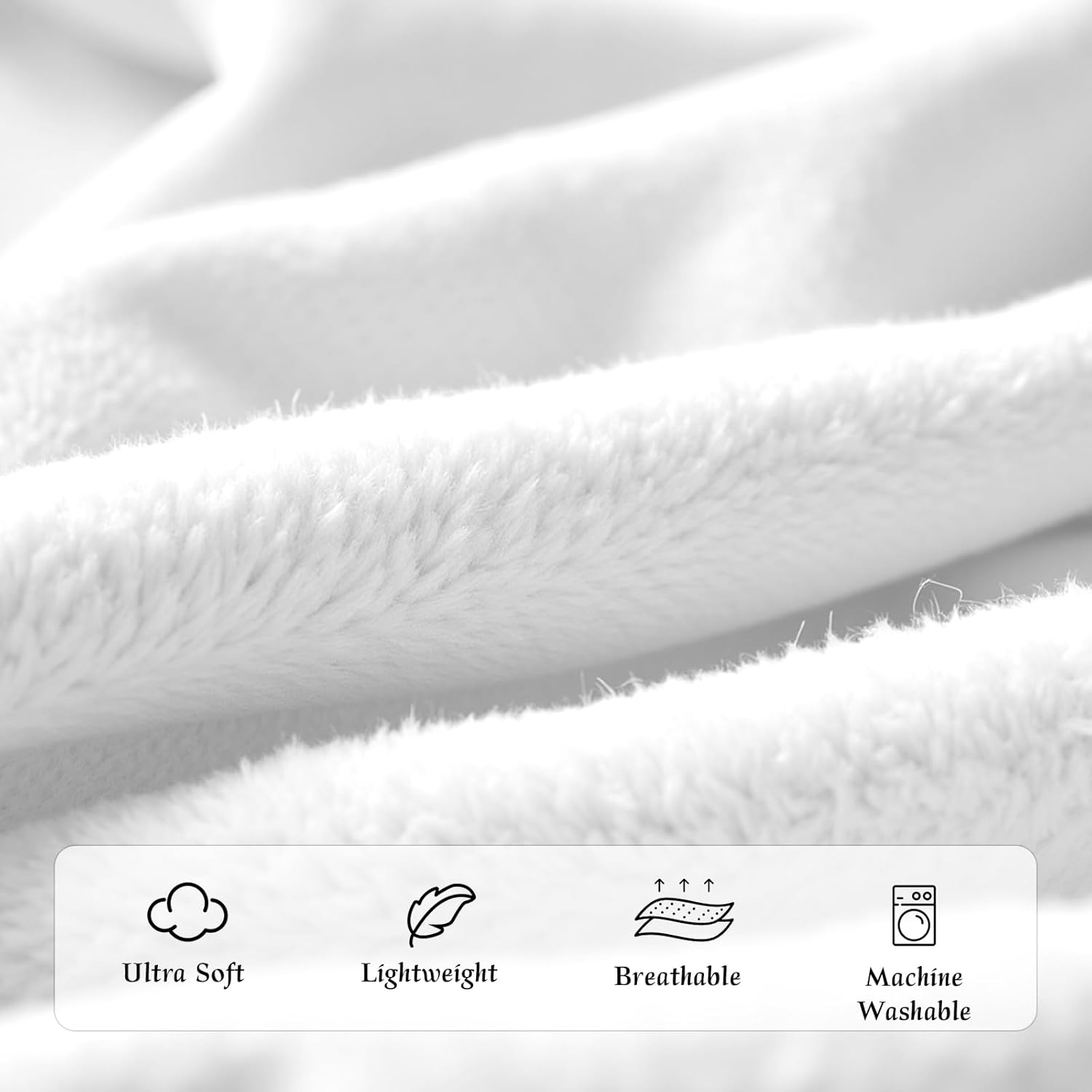 Wajade Floral Throw Blanket Birthday Gift for Women Mom Girls Flowers Blanket Watercolor Flannel Blanket Wildflower Printed Throw for Couch Sofa Bed Chair 50"x60" - Image 7