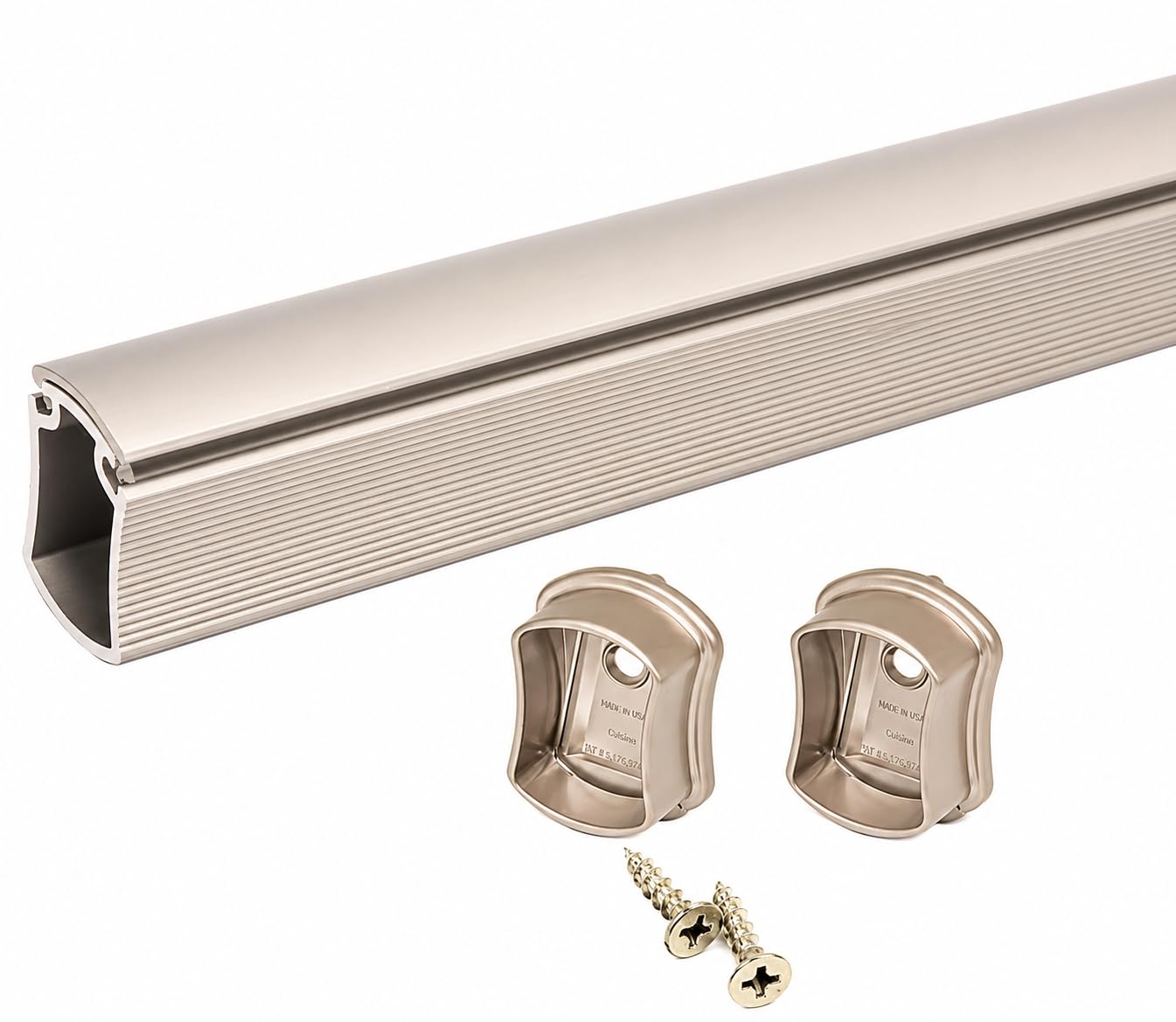 Amazon.com: TAG Hardware Wardrobe Closet Rod Concave Shape with