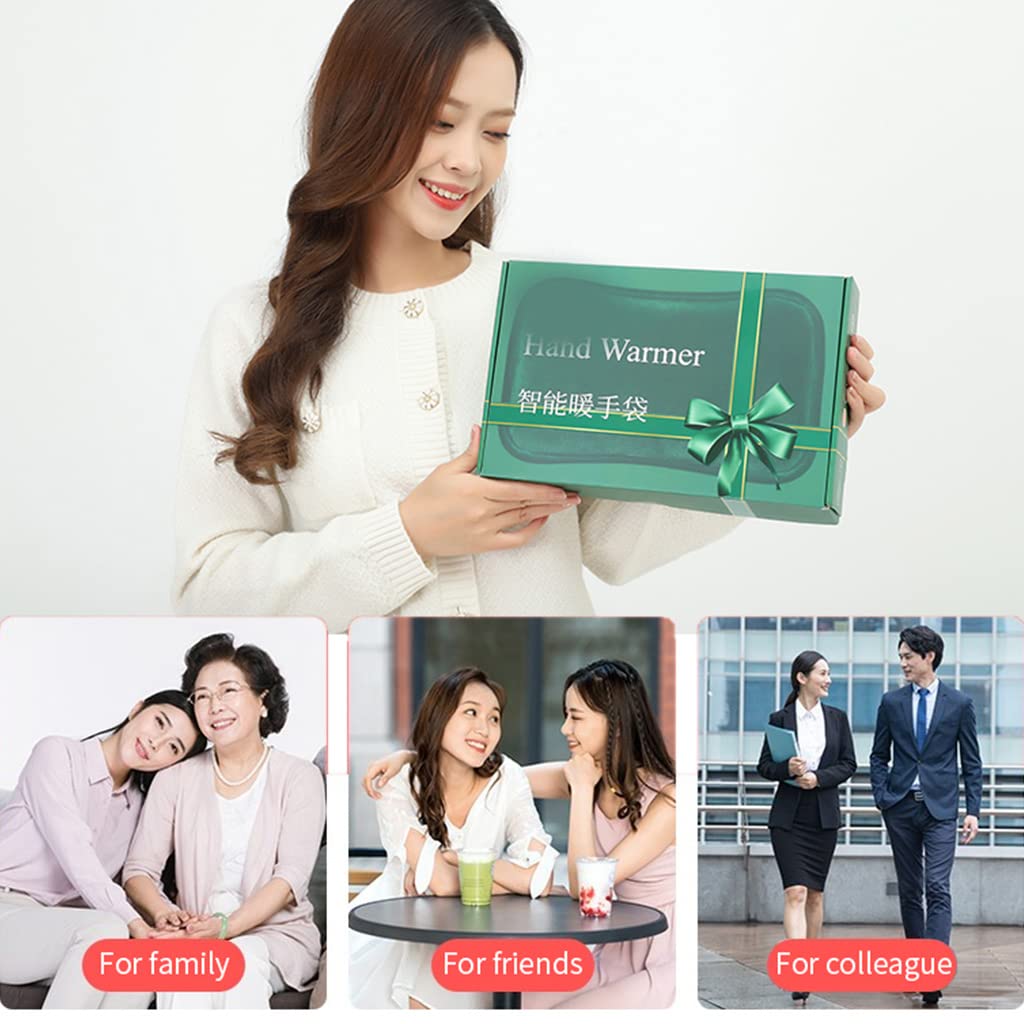Calentador de manos eléctrico USB recargable, calentador de invierno, bolsa caliente, calentadores de manos de invierno