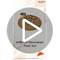Image of ARKAM Meenakari Thali Set /Thali, Kalash, 2 Bowls (Set of 4 pcs) / Puja Thali Set /Pooja Thali Set /Meena Thaali