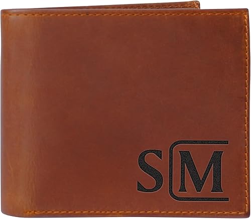 Customizable Genuine Leather Wallets for Men, Personalized Small Gifts for Men, Christmas Gifts for Men, Gifts for Men Who Have Everything, Men's