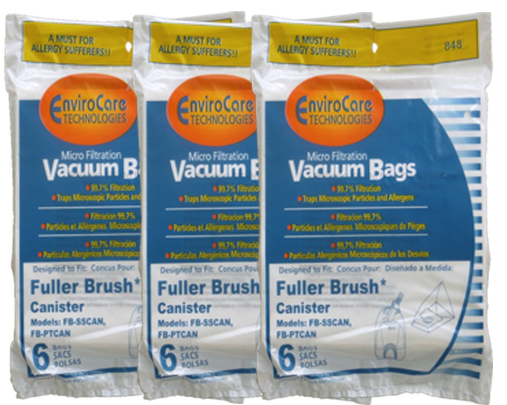 Sac aspirateur bidon Fuller Brosse microfiltration spécial allergies