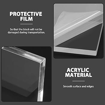 スタンピンアップ　クリアブロック　8点 クリアスタンプ 「アクリルブロック・方眼S」 - BGM ONLINE SHOP