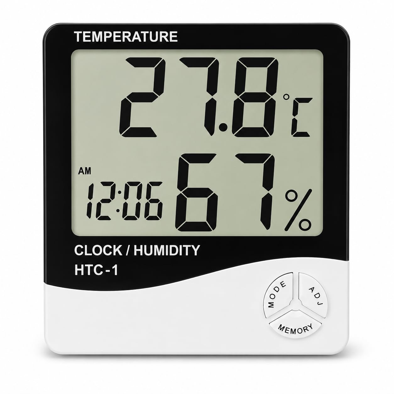 HTC-1 Digital Indoor Thermometer | LCD Room Temperature Meter with External Sensor | Portable Temperature Monitor Device for Home, Office, Aquarium, Refrigerator & Incubator-image-35