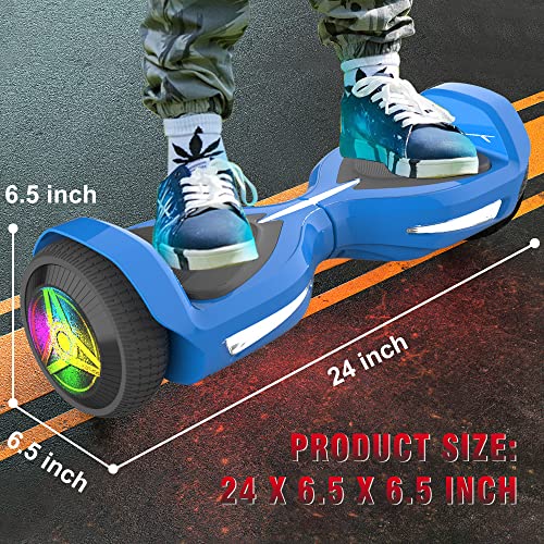 Hoverstar Bluetooth Hoverboard For Kids, Lbw27 - Matt Color Self Balancing Scooter Built-In Wireless Speaker, Led Lights And Flashing Wheels #TOP1