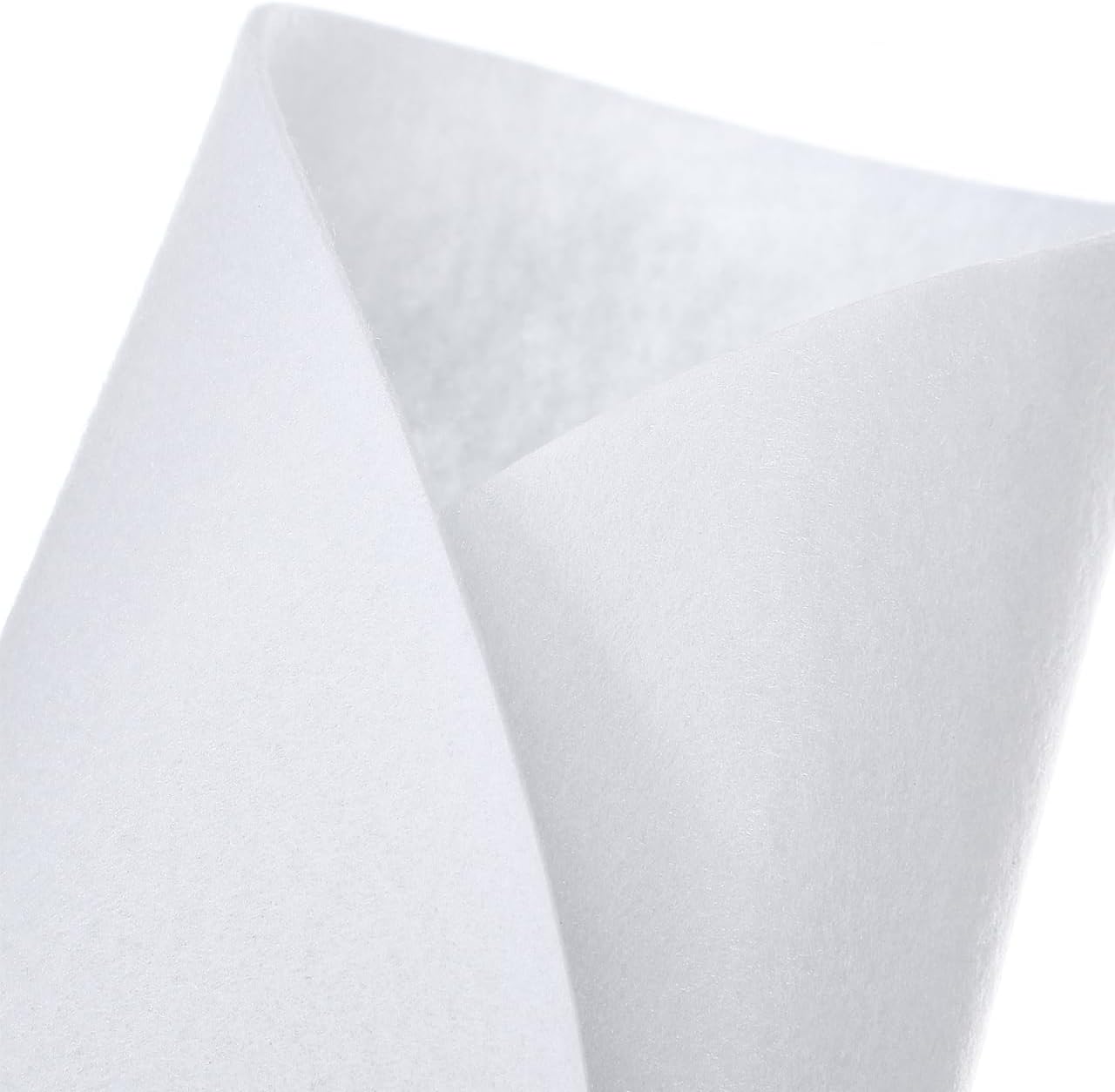 White Turntable Mat for 12'' Vinyl Record Player: Anti-Static Turntable Platter Mat - Anti-Slip Vinyl Slipmat to Reduce Noise Due to Static and Improve Sound Quality - Tighter Bass Quality