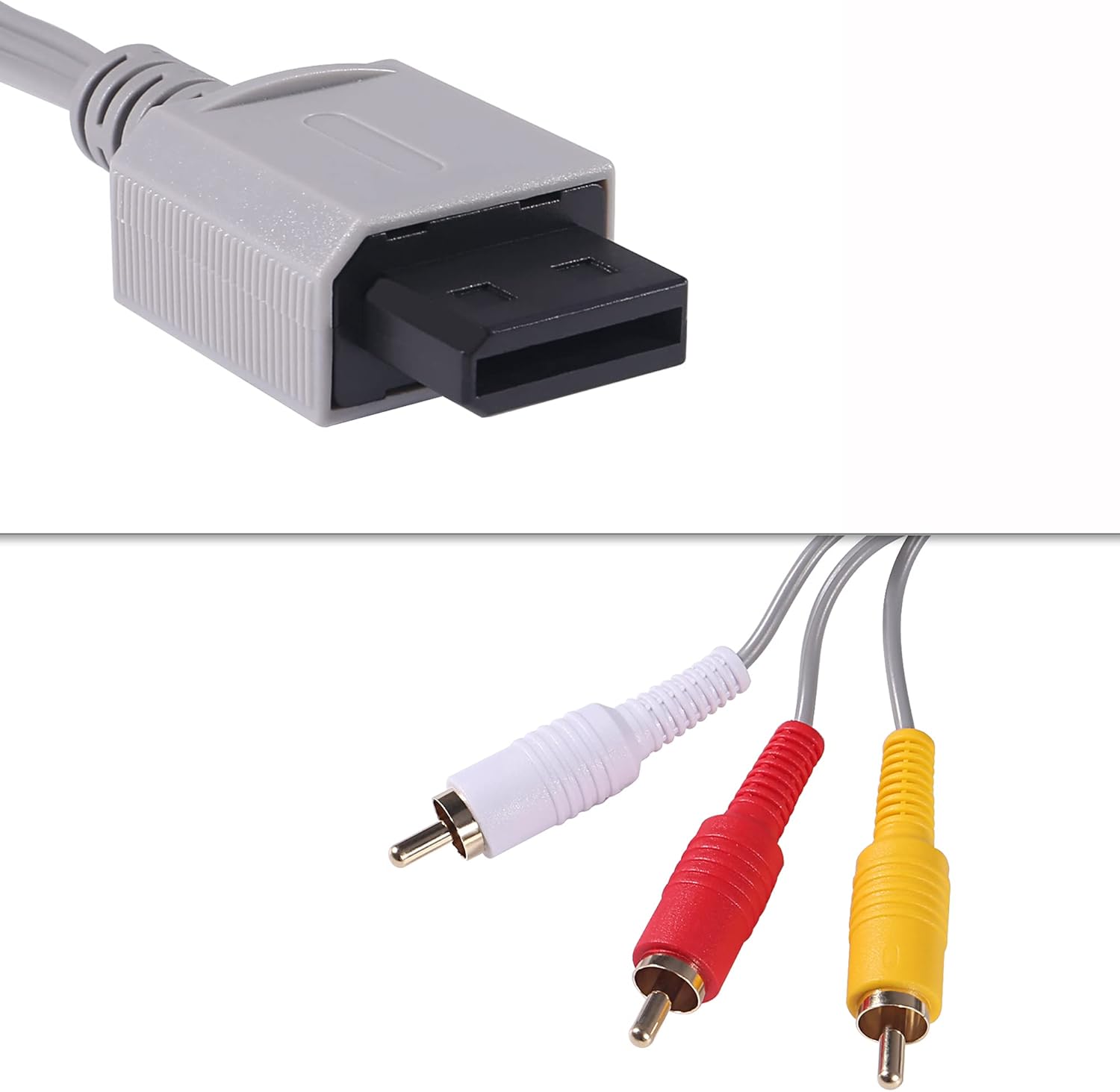 Aokin AV Cable and Sensor Bar for Wii Wii U, Audio Video AV Cable Cord and Wired Infrared Ray Sensor Bar for Nintendo Wii and Wii U - Image 5