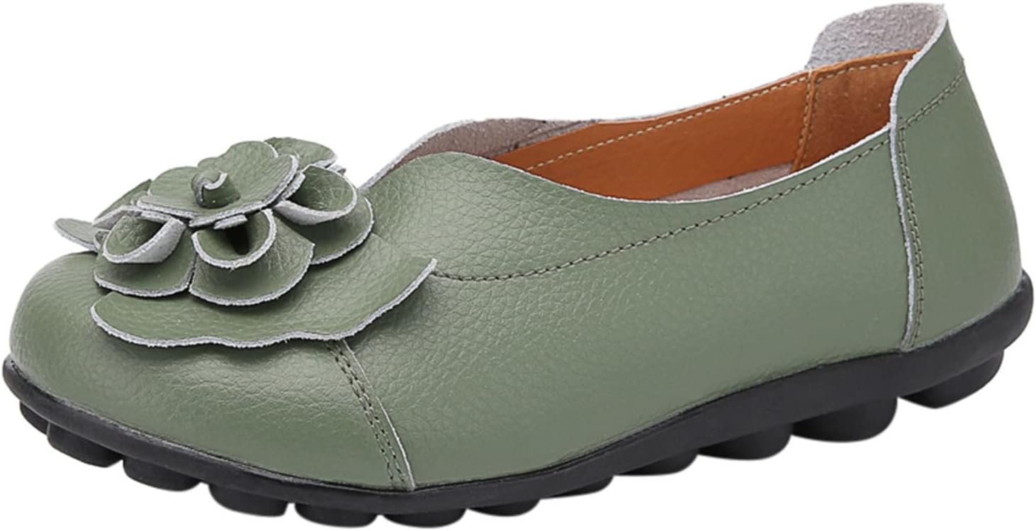 Ballerine Blanche Porte Confort Ballerines En Cuir Véritable Pour