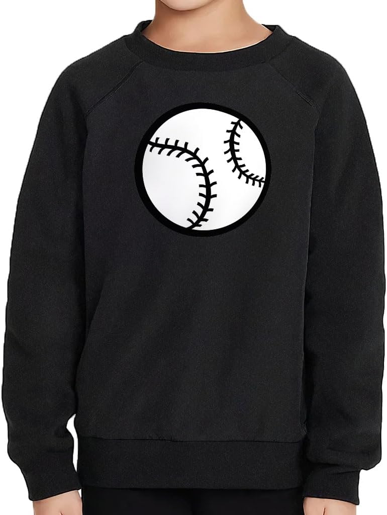 Baseball Themed Toddler Raglan Sweatshirt - Cute Boy Gifts - Baseball Lovers Items for Boys