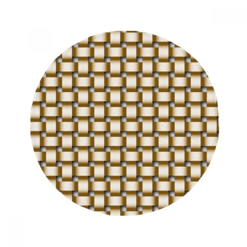 Idée cadeau originale ce tapis de sol en tissu lin knit marron pour la maison