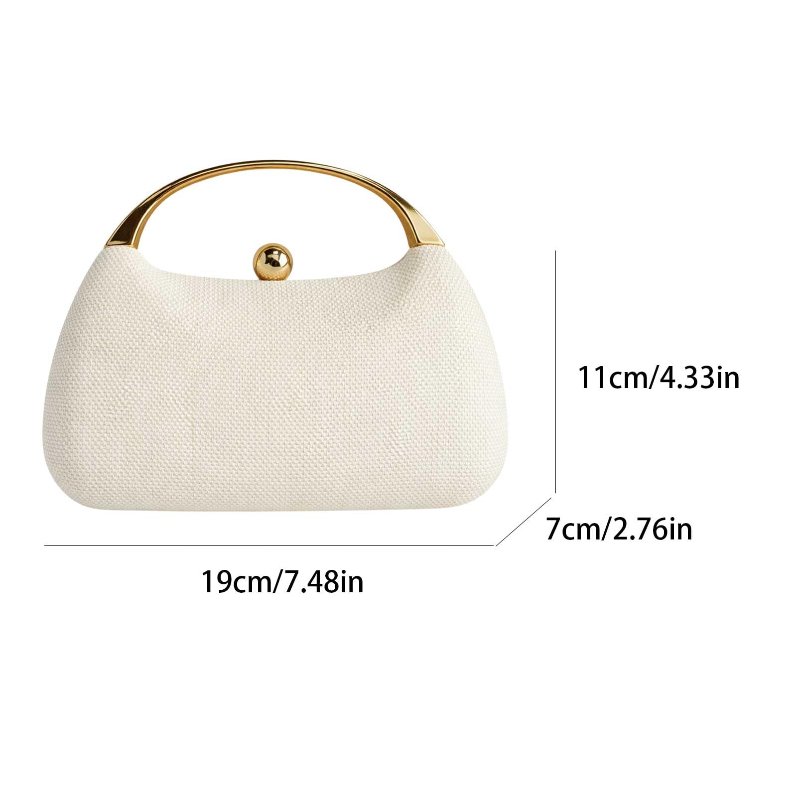 Bolso de mano de playa elegante en paja para mujer