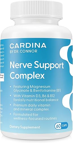 Suplementos de glicinato de magnesio con benfotiamina, vitamina B6, B12, D3-60 cápsulas Suplemento de magnesio sin OMG para pantorrillas, pastillas