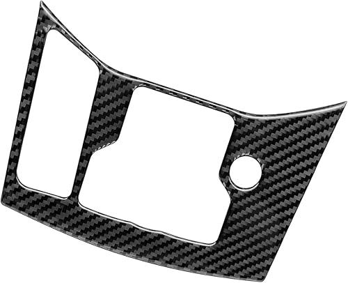 Miniatura 2 de Compatible with Carbon Fiber Gear Shifter Box Multimedia Button Control Panel Trim Interior Car Accessories for Mazda CX-5 CX5 2017 2018 2019 2020