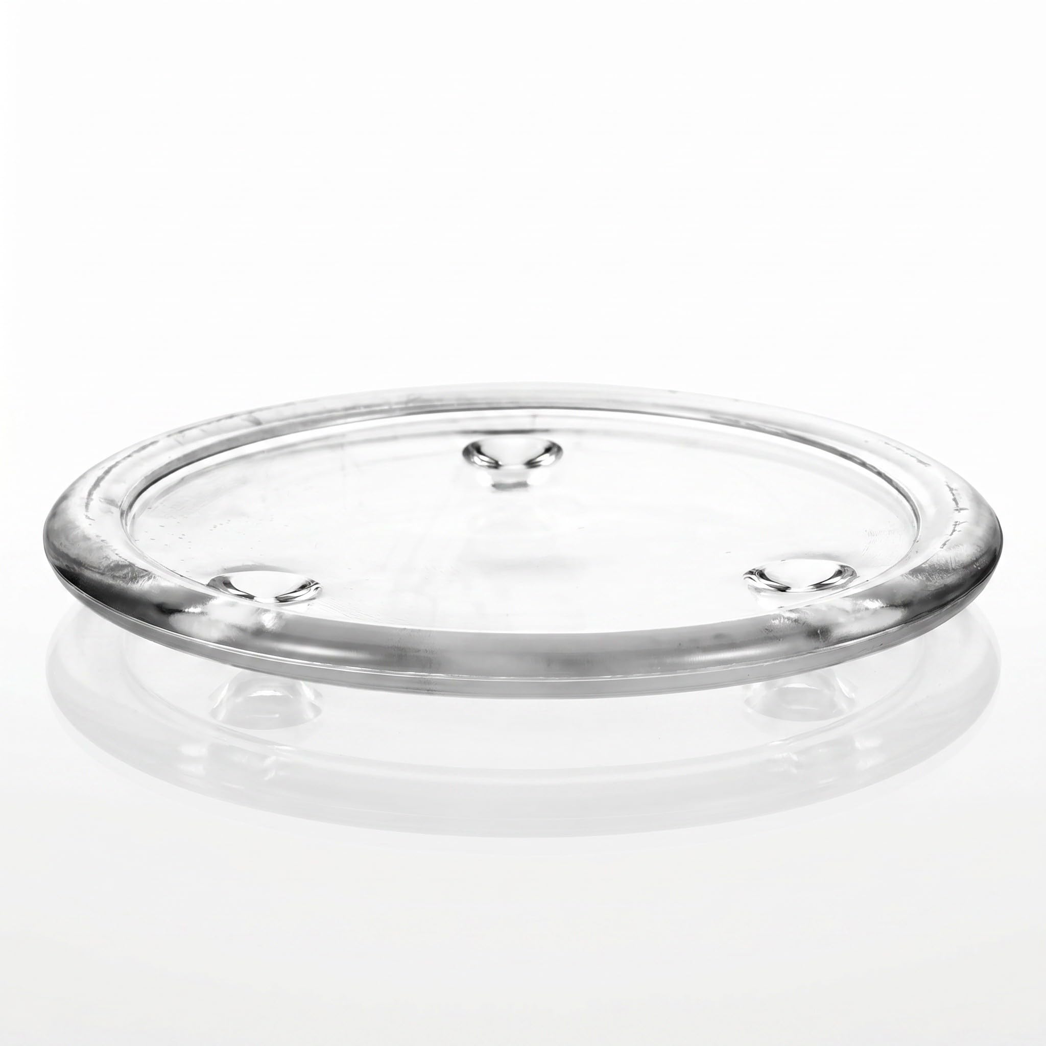 FOMIYES 6 Pezzi Porta Candele e Lume di Candela Elegante in Vetro Rotondo per Candele Profumate per Feste Matrimoni Decorazione per Casa