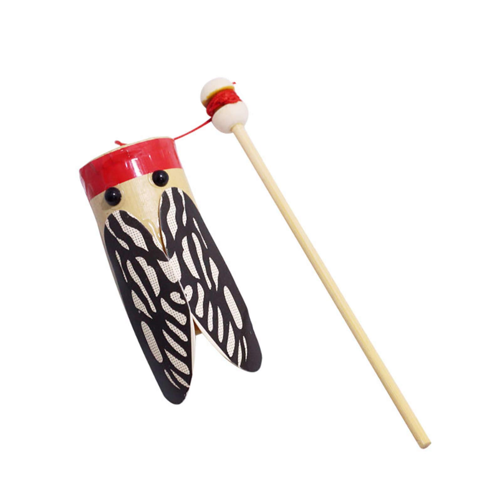 Uticon DIY Experiment Toy, Wooden Rod Shaking Cicada Sound Transmission DIY Experiment Education Kids Toy