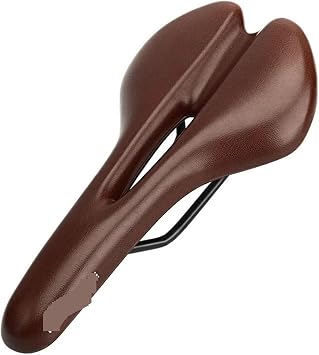 Bike Saddle Hollow Cycling Fit for Seat Men Women Soft PU Leather Comfortable Shock Absorbing Road Bike Cushion