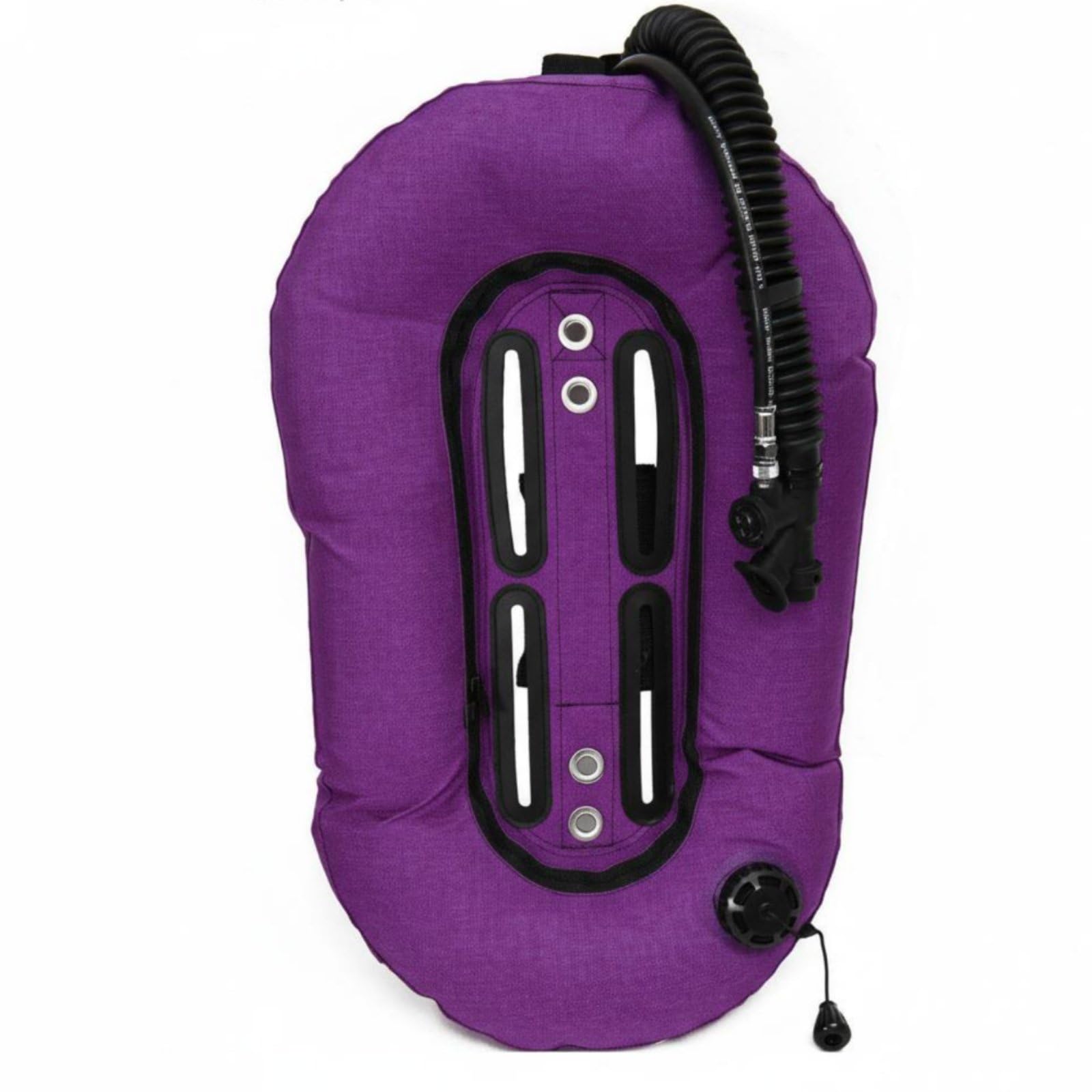 Aile de Plongée Nylon Compensateur de Flottabilité Donut Wing Gilet Stabilisateur Cellule d'air Gonflage Rapide 25lbs et 30lbs Air Fluide Adaptée , Violet