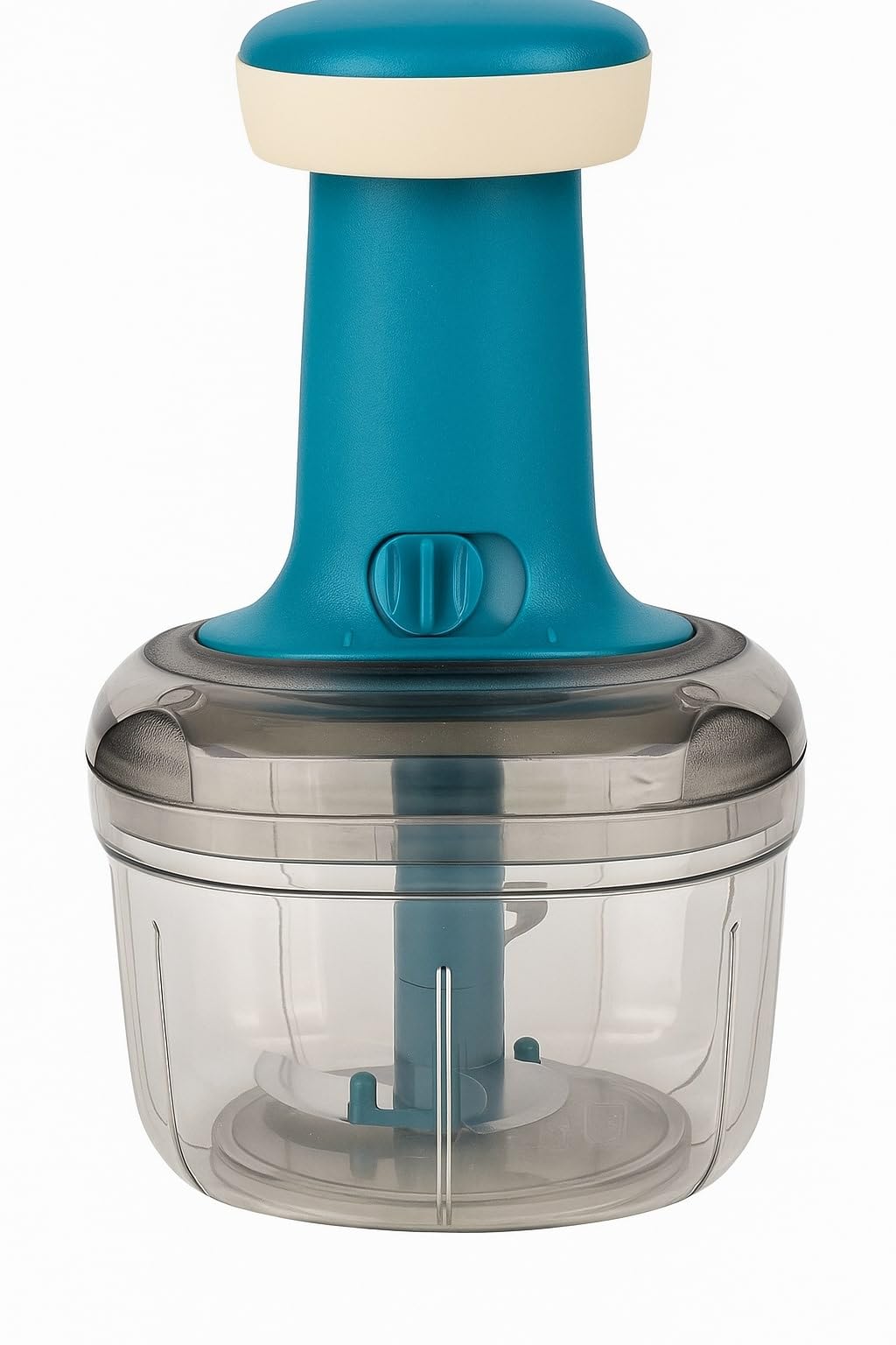 Quick Instant Push Chopper 700ml | Manual Vegetable & Fruit Cutter Dicer | Handy Onion Tomato Nut Salad Chopper | Portable Mini Food Processor | Easy One-Push Cutter | Sharp Steel Blades-image-41