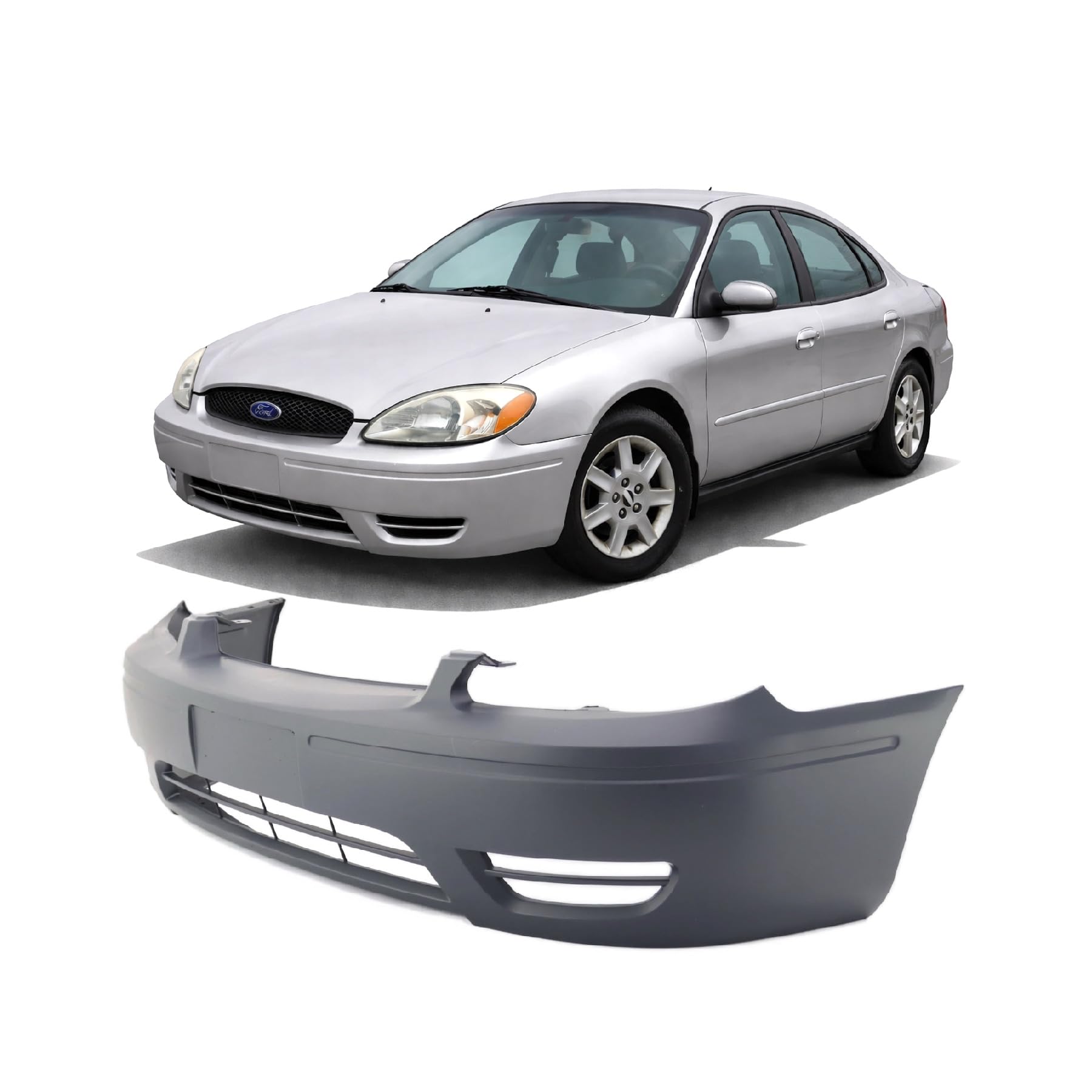 FitParts Compatible with Ford Taurus 2004–2007 Front Bumper Cover