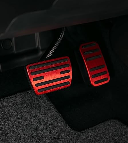 Miniatura 5 de CKE Compatible con Honda Civic CRV Odyssey Pilot Passport Ridgeline Insight Accesorios para pedales de coche deportivo, cubiertas de pedal de freno