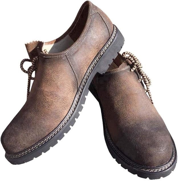 Herren Trachtenschuhe Aus Wildleder - Haferlschuhe Für Oktoberfest & Business