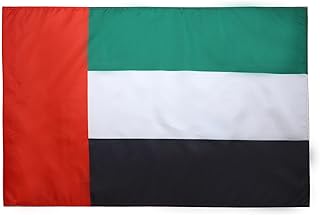 Fujairah Flag 90 x 60 cm – Fujairah Flag in the United Arab Emirates 60 x 90 cm Sheath for Pole AZ FLAG