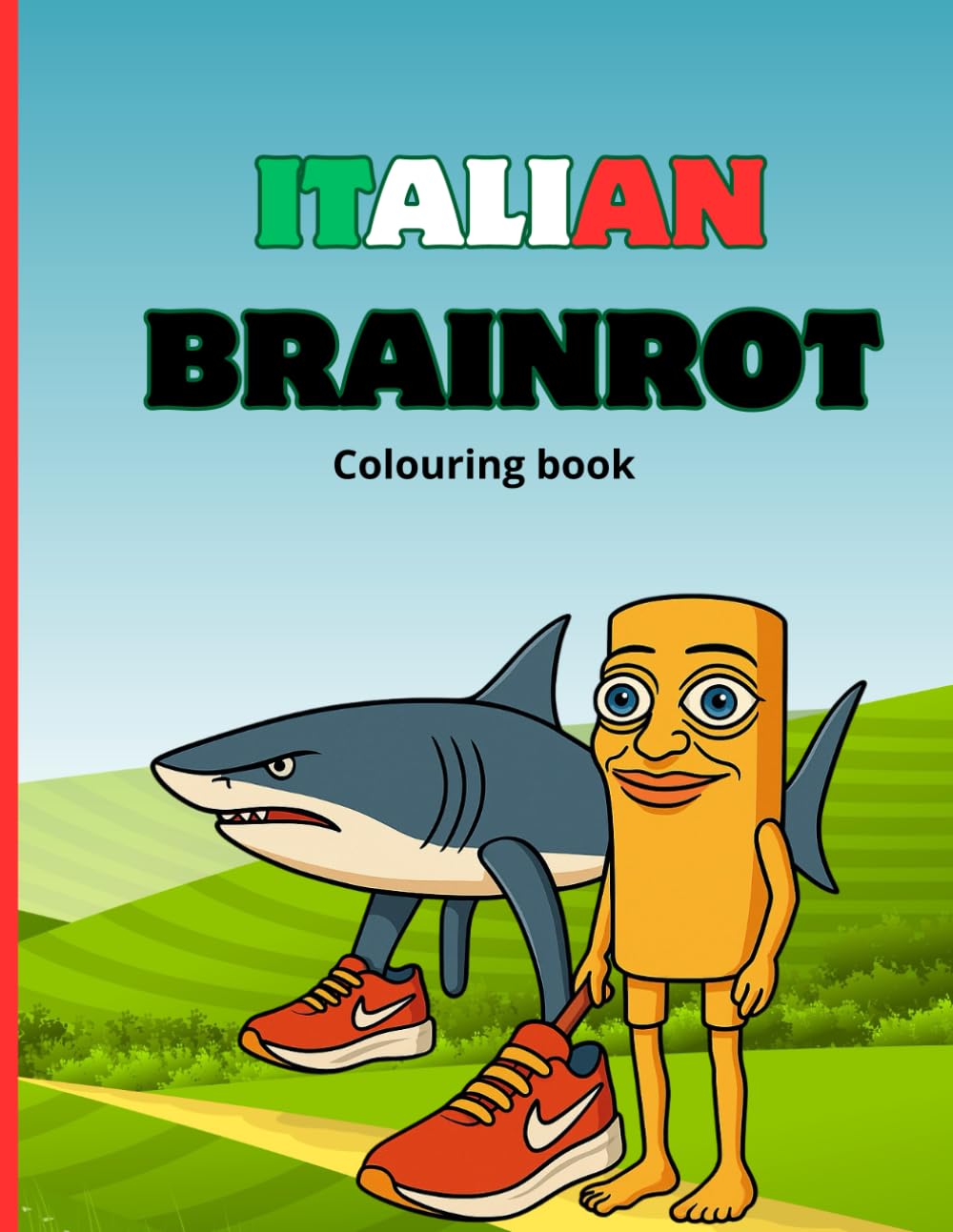 Italian brainrot colouring book