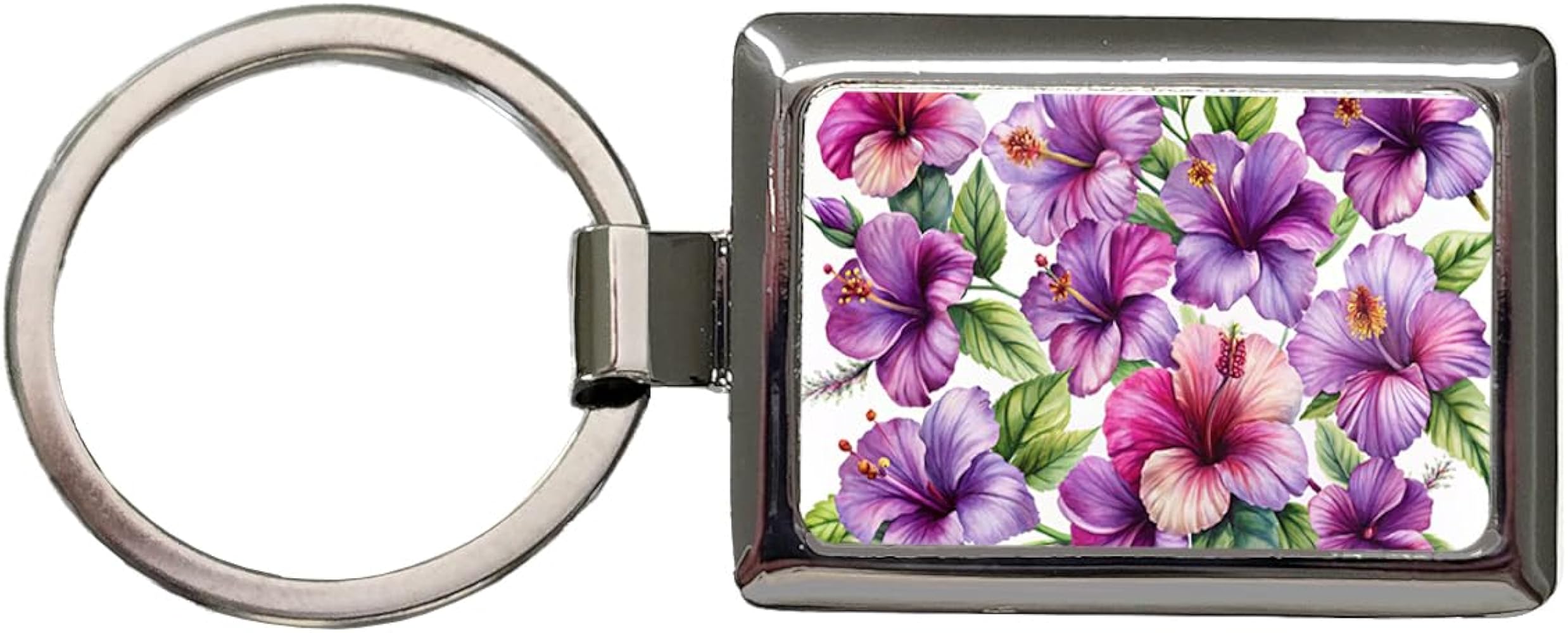 Amazon.com: Blooza Blooza Purple Hibiscus Flowers Watercolor