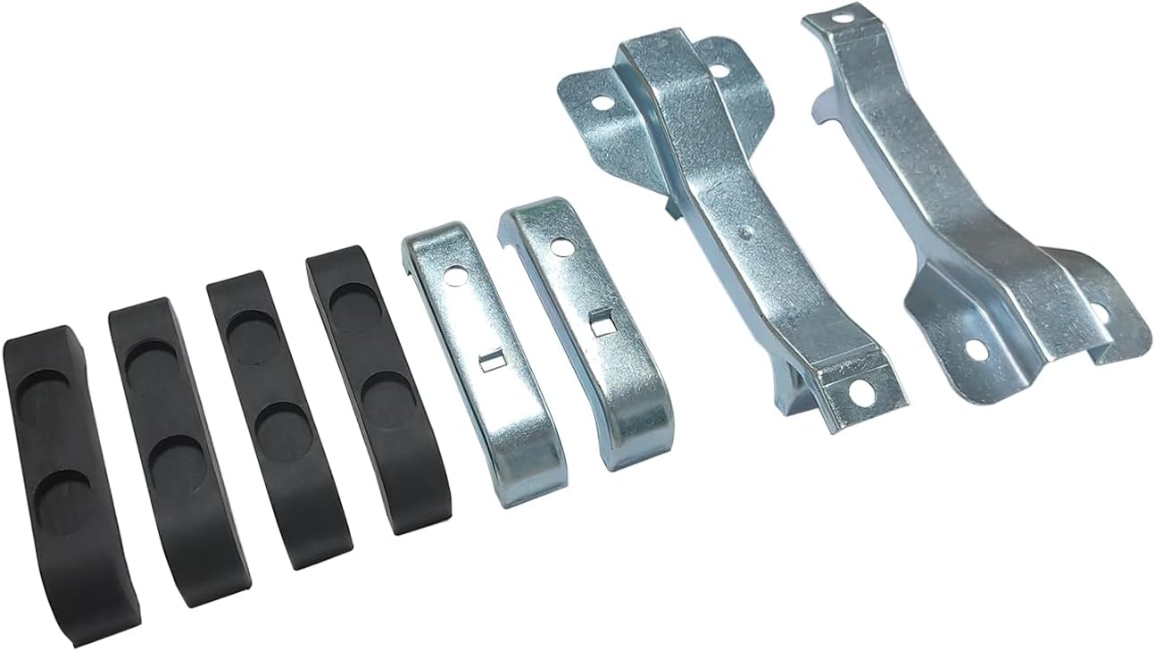 Tokinng 4 Core Heavy Duty Radiator Bracket Kit, Truck 4-Row Radiator Support Kit Fits for Chevy GMC, Suburban, Blazer, Jimmy Truck, C10 C20 C30 1967-1972, Replace 1099ZB, 1099ZC