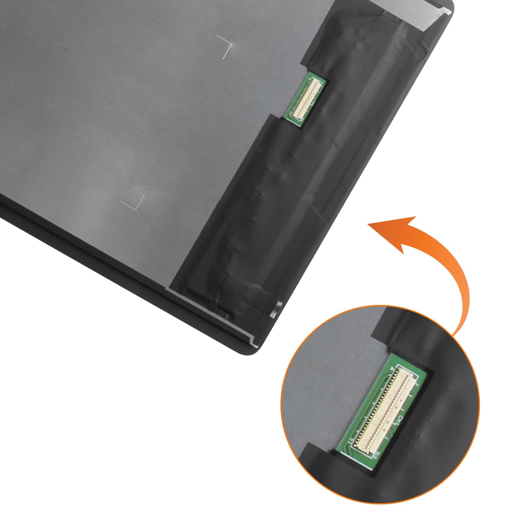 LADYSON Schermo LCD per Lenovo Tab P11 Gen 2 / P11 2022 TB350FU TB350XU TB350 Schermo di Ricambio LCD Display Touch Screen Digitizer Assembly Parti di Riparazione con Strumenti(Nero)