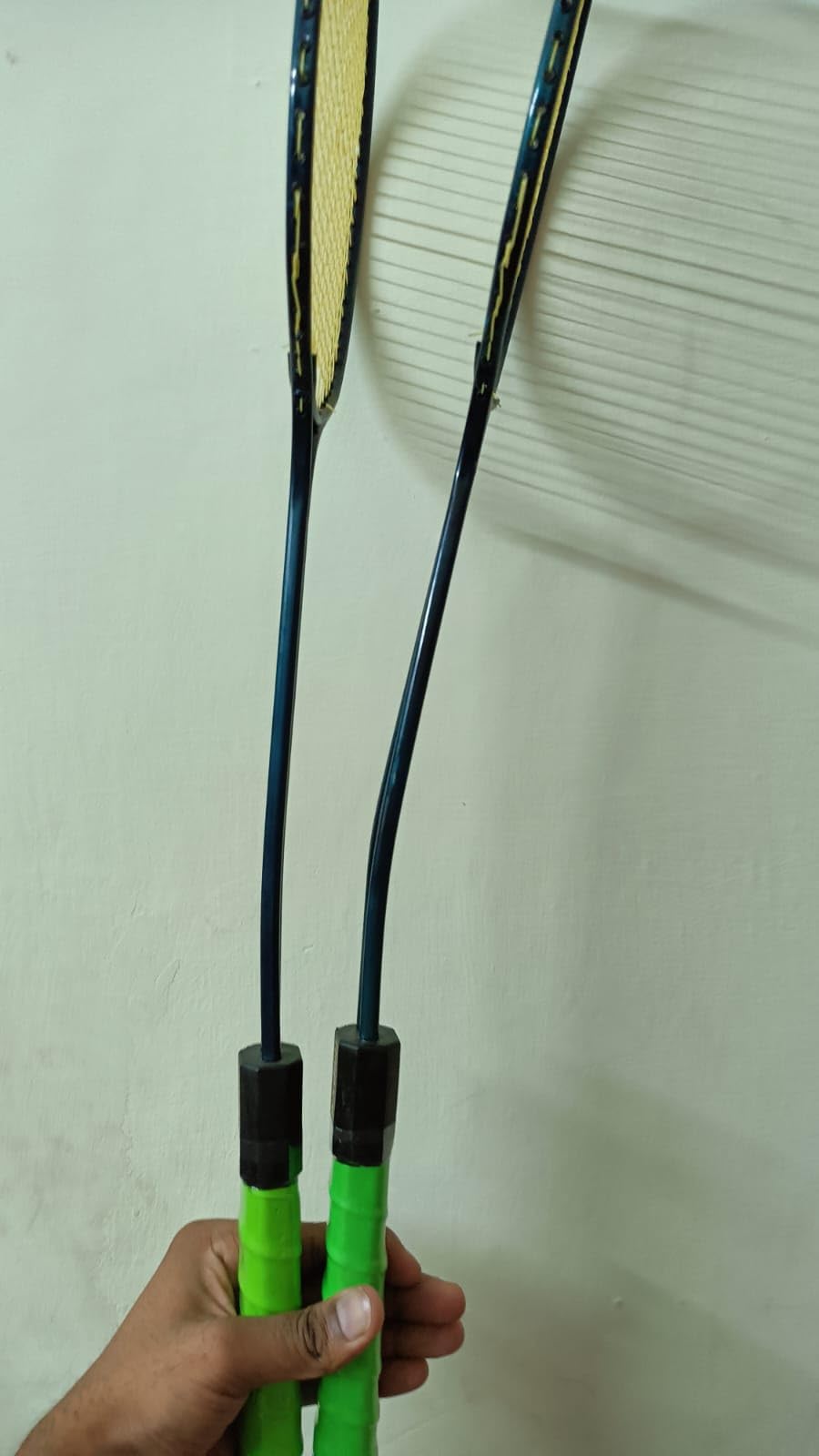 Buy AB Fitness Heavy Duty. Double Shaft Badminton Racket Set of 2 Piece ...