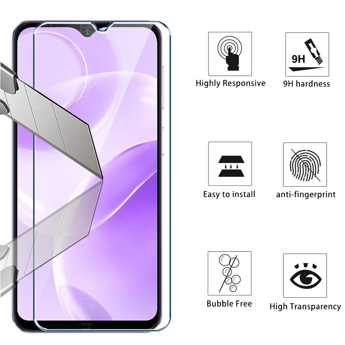 KJYFOANI Coque Pour Ulefone Note 19, Avec [2 Films De Protection D