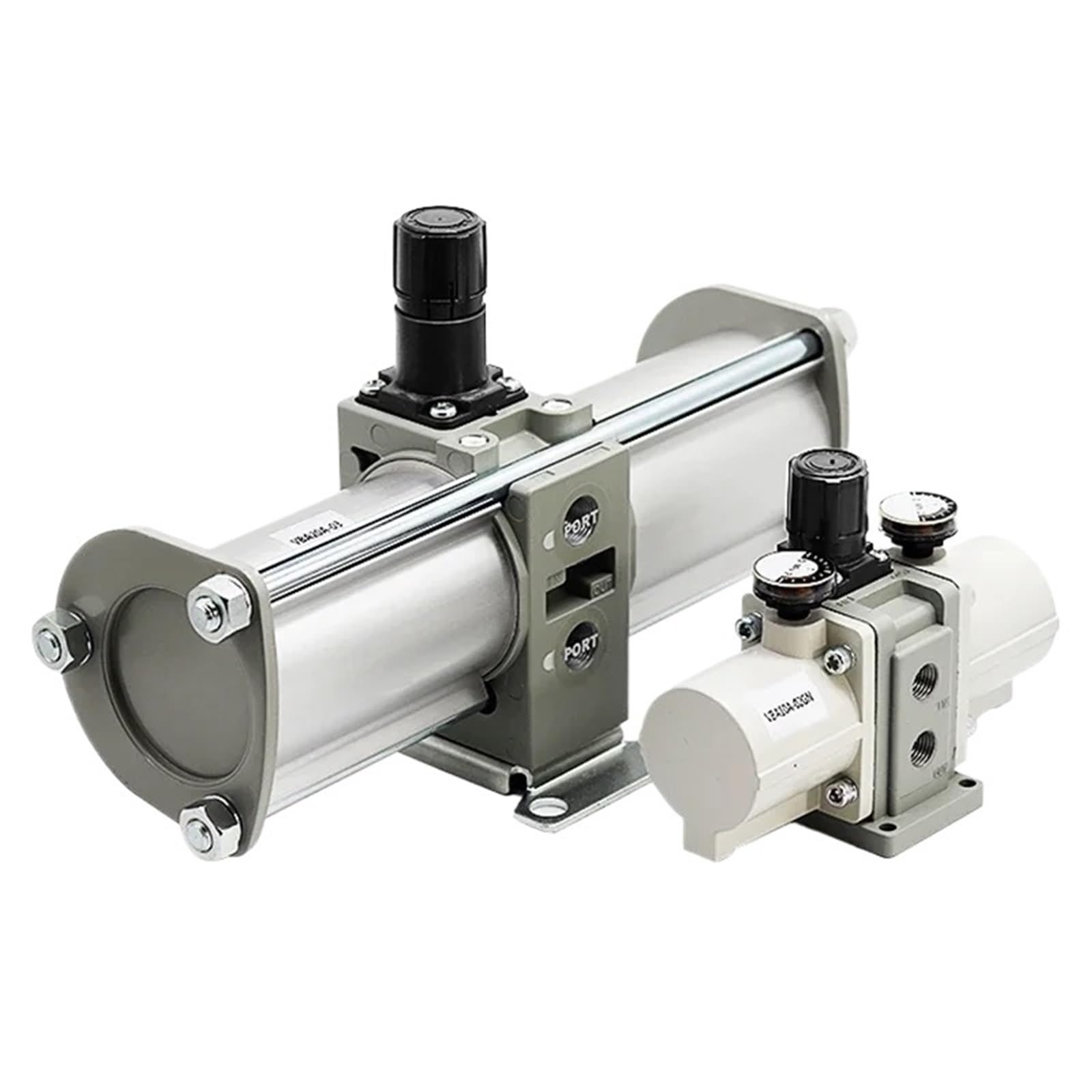 Cylindre pneumatique VBA10A-02 booster de gaz et pression d'air