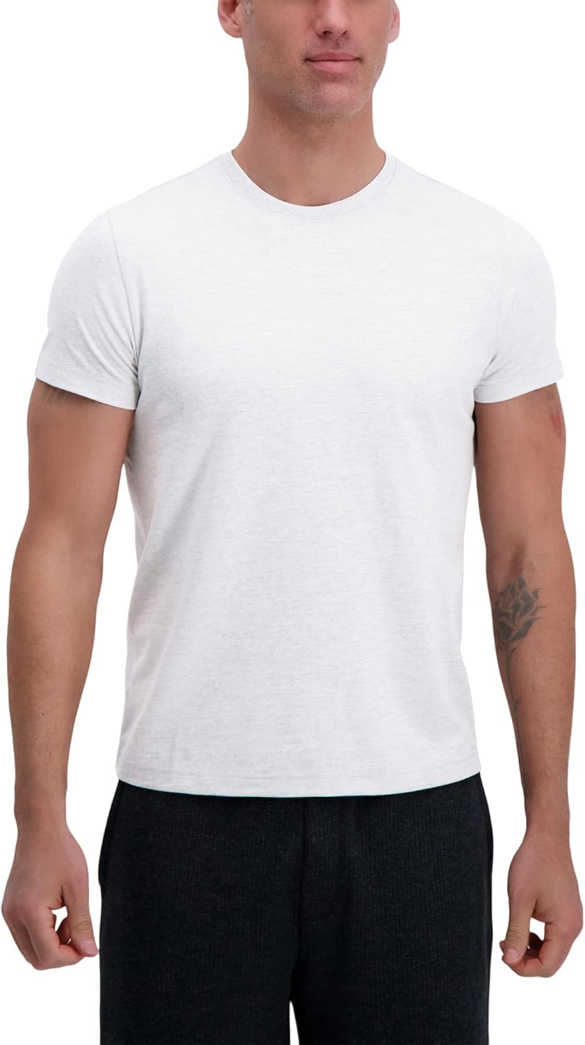 Haggar Men's Comfort Tee Shirt – Long Sleeve and Short Sleeve Styles