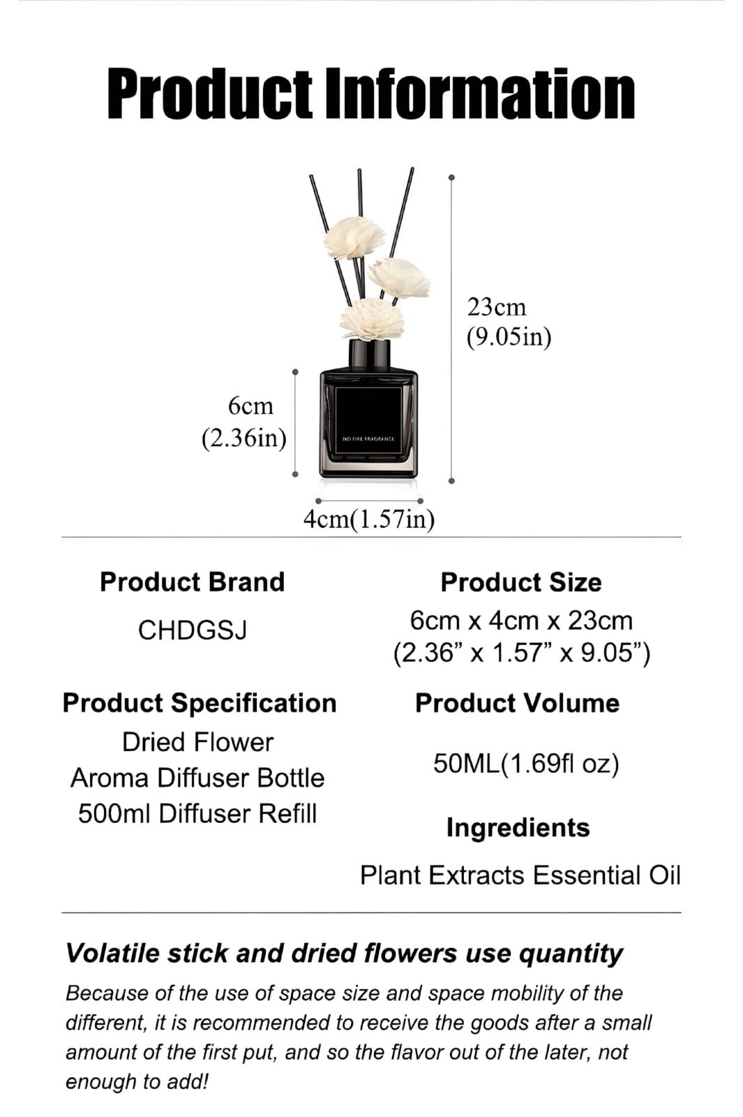 Juego de 4 difusores de Varillas, 50 ml (1,69 oz) de Fragancia con Recarga de Aceite de 500 ml (16,9 oz) y 30 Varillas, ambientador con Aroma Relajante y calmante(Hilton)