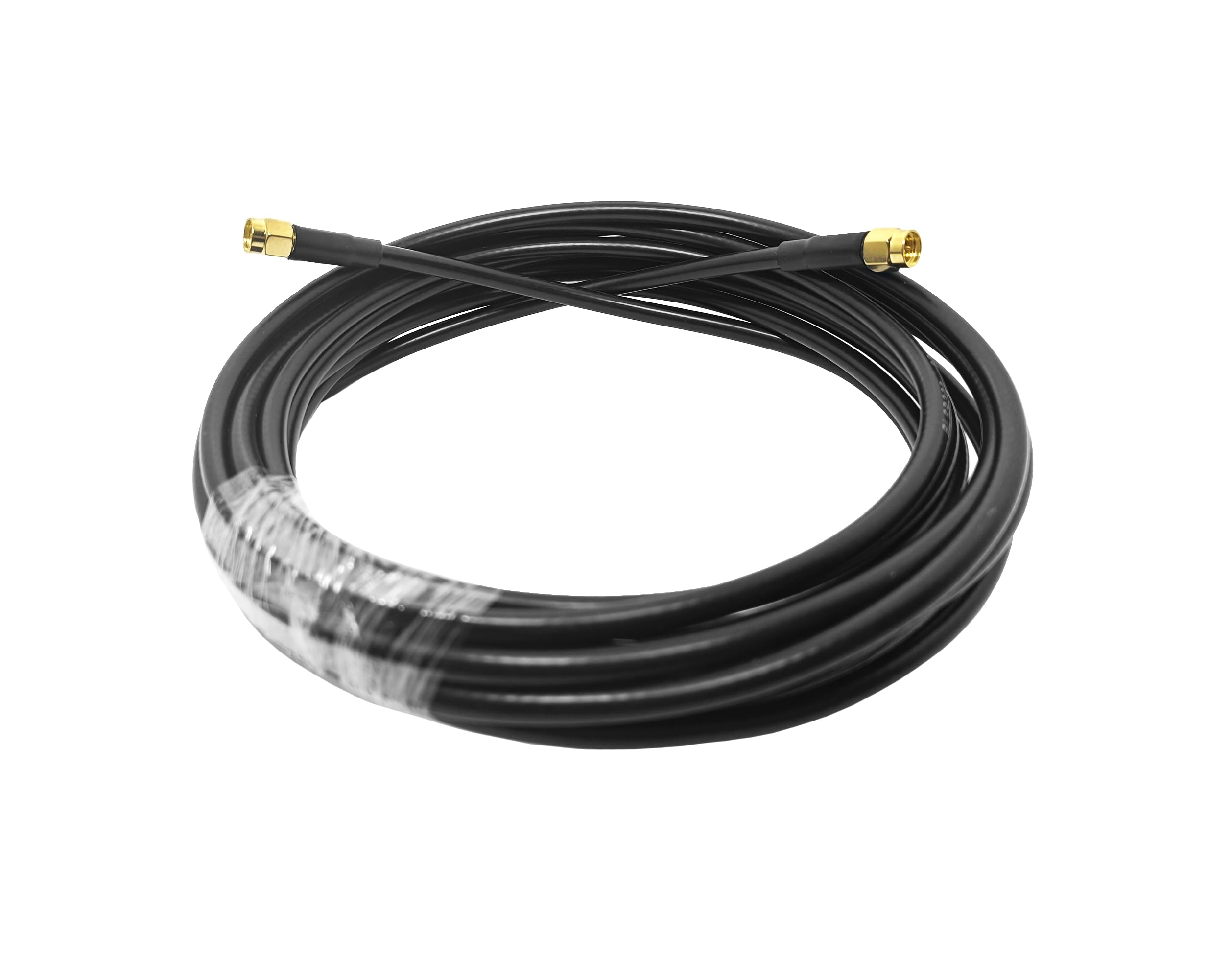 1 câble d'extension coaxial LMR200 mâle vers mâle pour radio 3G/4G/5G/GPS/WiFi/RF (0,3 m)