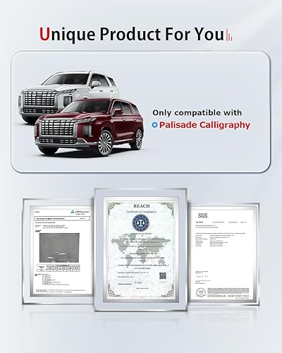 Miniatura 2 de Paquete de 2 protectores de pantalla para Hyundai Palisade Calligraphy 2023 2024, panel de aire acondicionado de aire acondicionado nano película