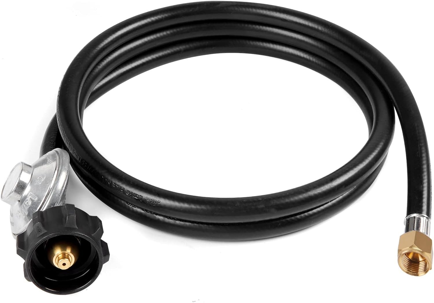 GASPRO 18FT Propane Hose Extension with 3/8" Female Flare on Both Ends and 6FT Propane Hose with Regulator for Gas Grill, Outdoor Heater, Camping Stove, Fire Pit, and More