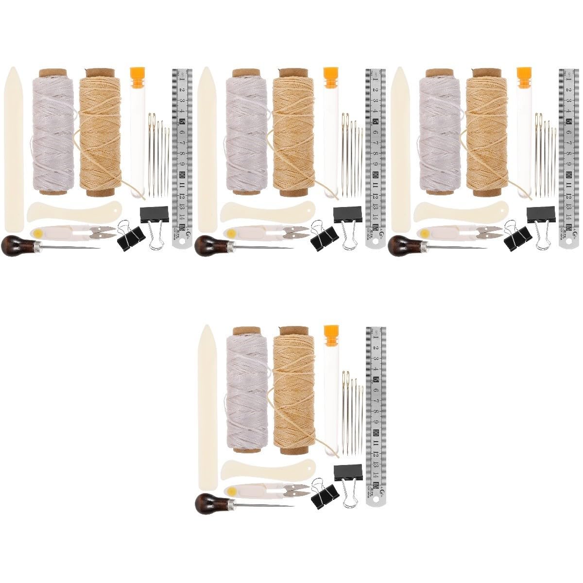 DOITOOL 5 Ensembles Kit de Couture Cuir Diy de Outils pour Réparation Artisanat Cuir pour Bricolage
