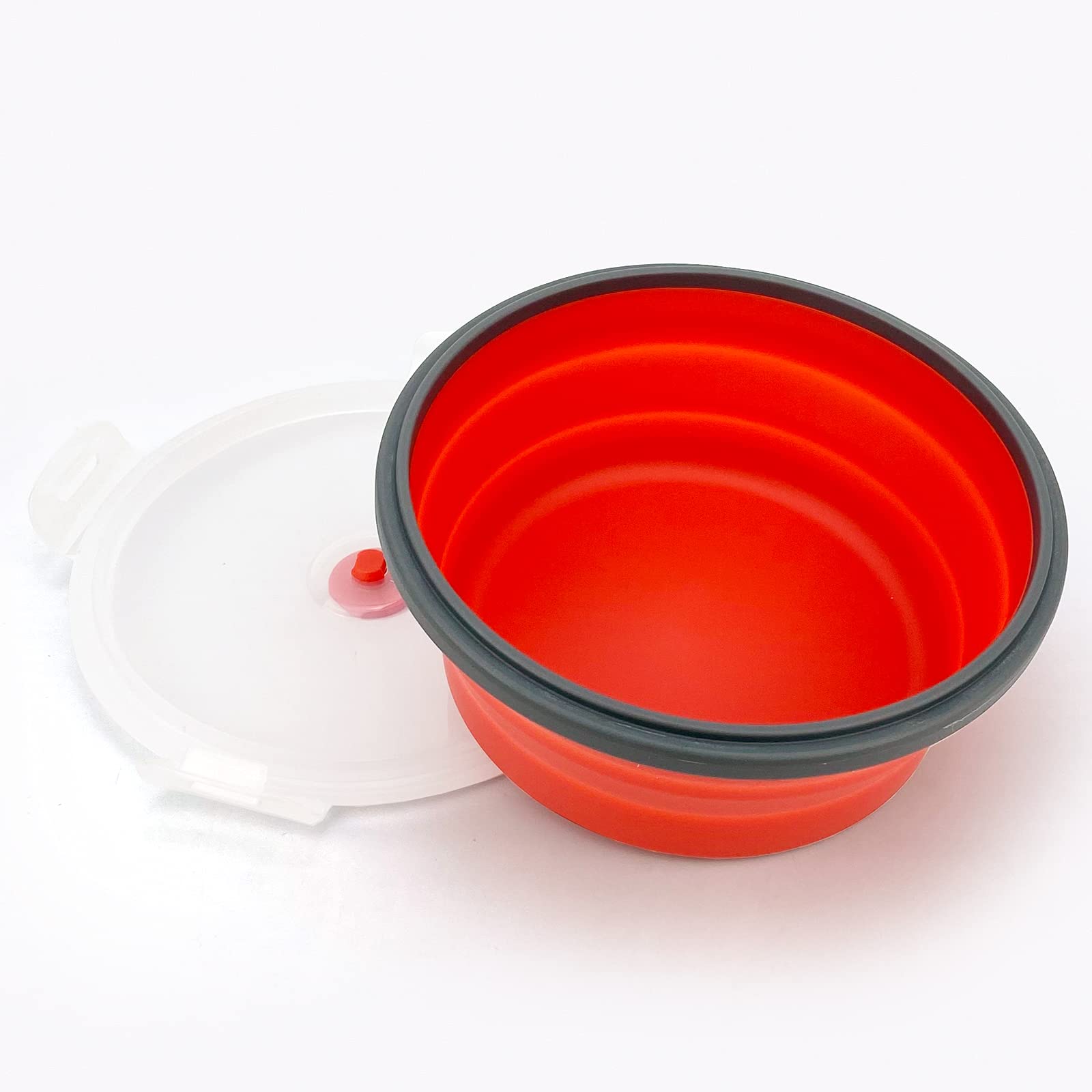 Contenitore Pieghevole Per Alimenti Da 1200 Ml Con Coperchio