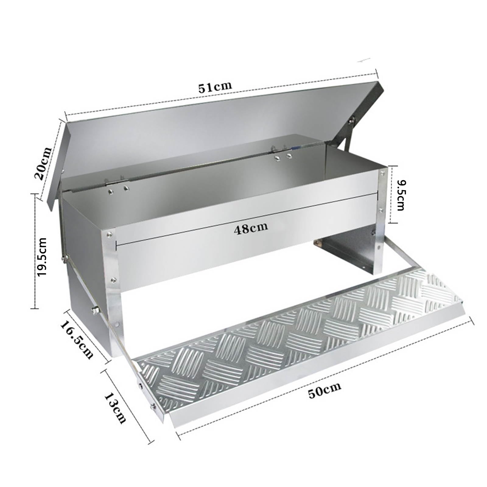 Comedero AutomáTico para Pollos Comedero para Gallinas Capacidad de 5 Kg Comedero Gallinas Dispensador Acero Inoxidable Comida para Pollos para Aves de Corral A Prueba de La Intemperie