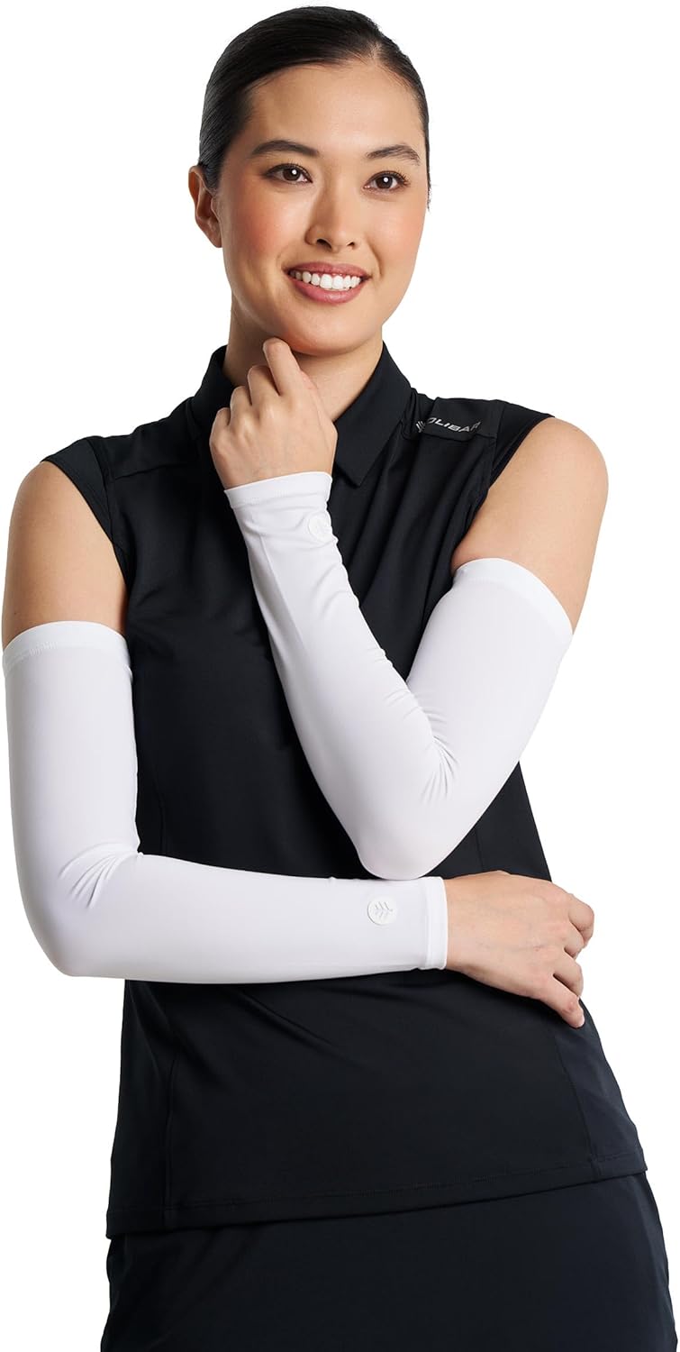 Coolibar Women's Performance Arm Sleeves - UPF 50+ Sun Protection - MaxShield