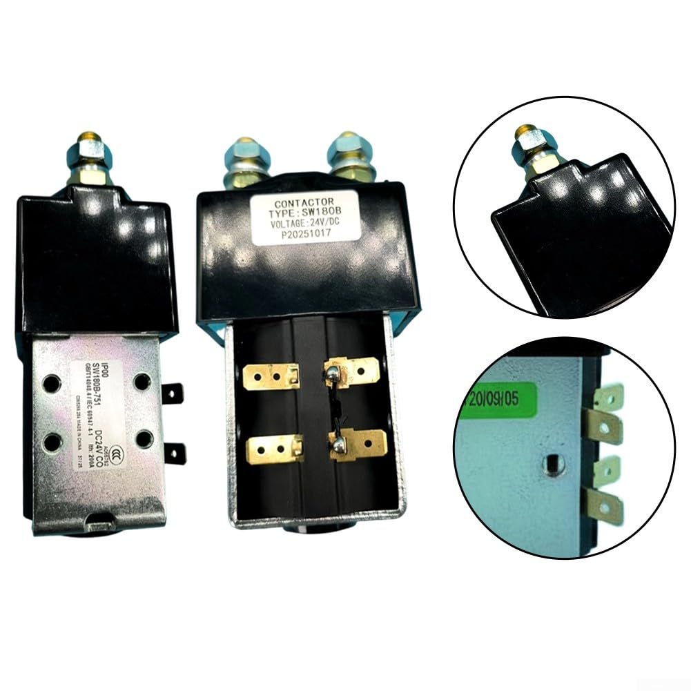 Relè contattore da 24 V, solenoide elettromagnetico per SW180 SW180-4 SW180-283 SW180B-751, interruttore di ricambio per controllo di servizio (modello importato)