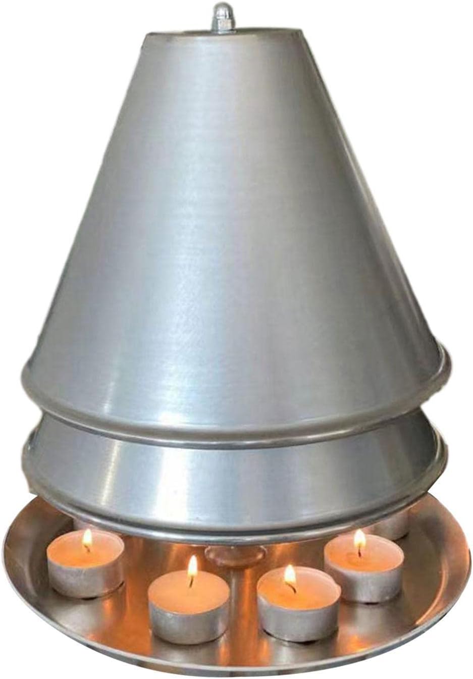 Tea Light Candle Heater, Ceramic Tea Light Heater For Indoor, Double