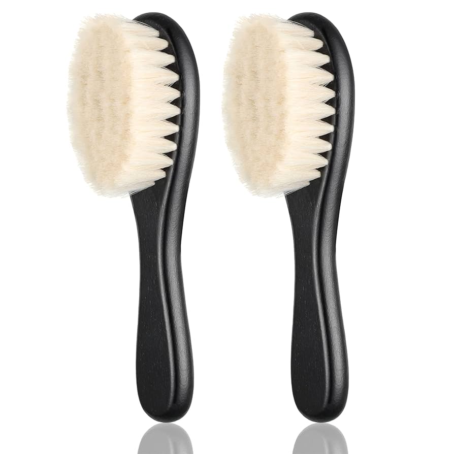 Amazon.com : Shappy 2 Pieces Barber Fade Brush Men Beard