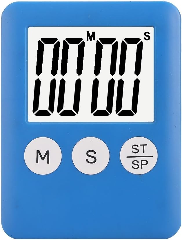 Small Digital Kitchen Timer Magnetic Countdown Up Minute Second Timer (1)