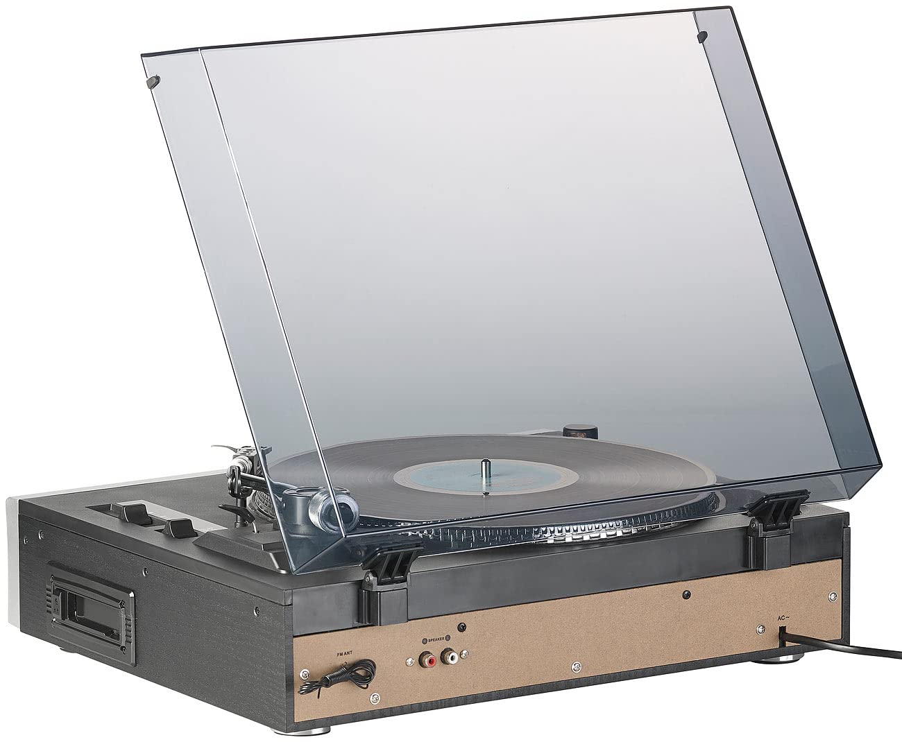 auvisio Plattenspieler/Digitalisierer, DAB+, CD, Bluetooth, Versandrückläufer