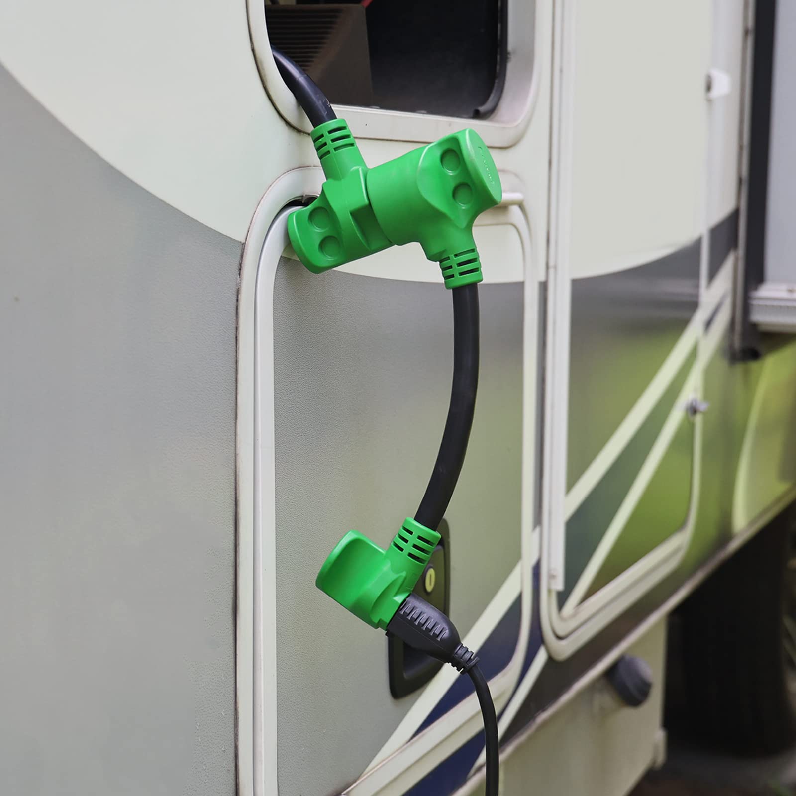 RVMATE 30 Amp to 15 Amp RV Adapter Cord, ETL Listed 30 Amp to 110