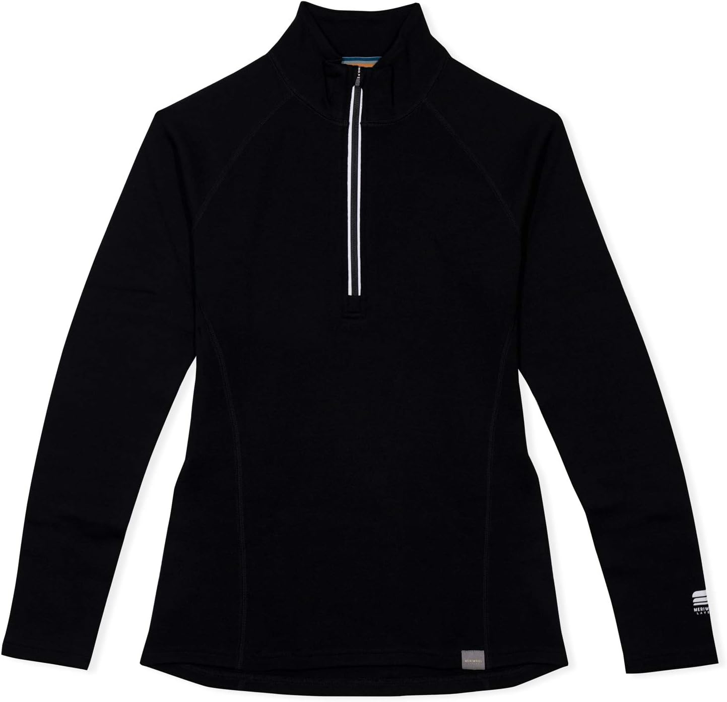 MERIWOOL Women’s Half Zip Base Layer Top 400g Heavyweight Merino Wool Sweater - Image 5